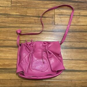 Carlos Falchi Leather Shoulder Bag
